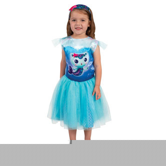 Gabbys Havkat tylkjole m. hårpynt