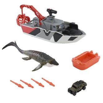 Jurassic World Rebirth Mosasaurus Boat