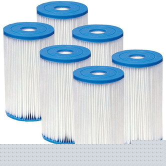 6 x Filter til intexpumpe type B