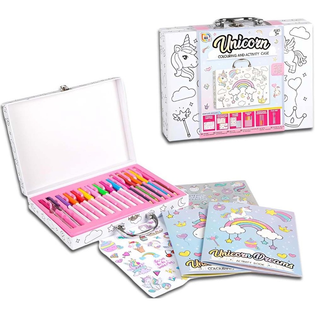 Enhjørning Tegne & Aktivitets Sæt