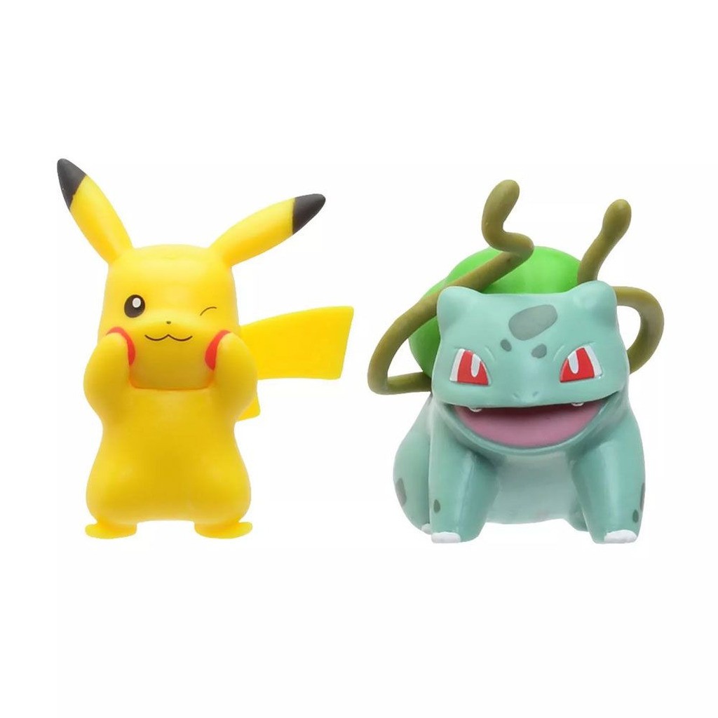 Pokemon Battle Pikachu og Bulbasaur