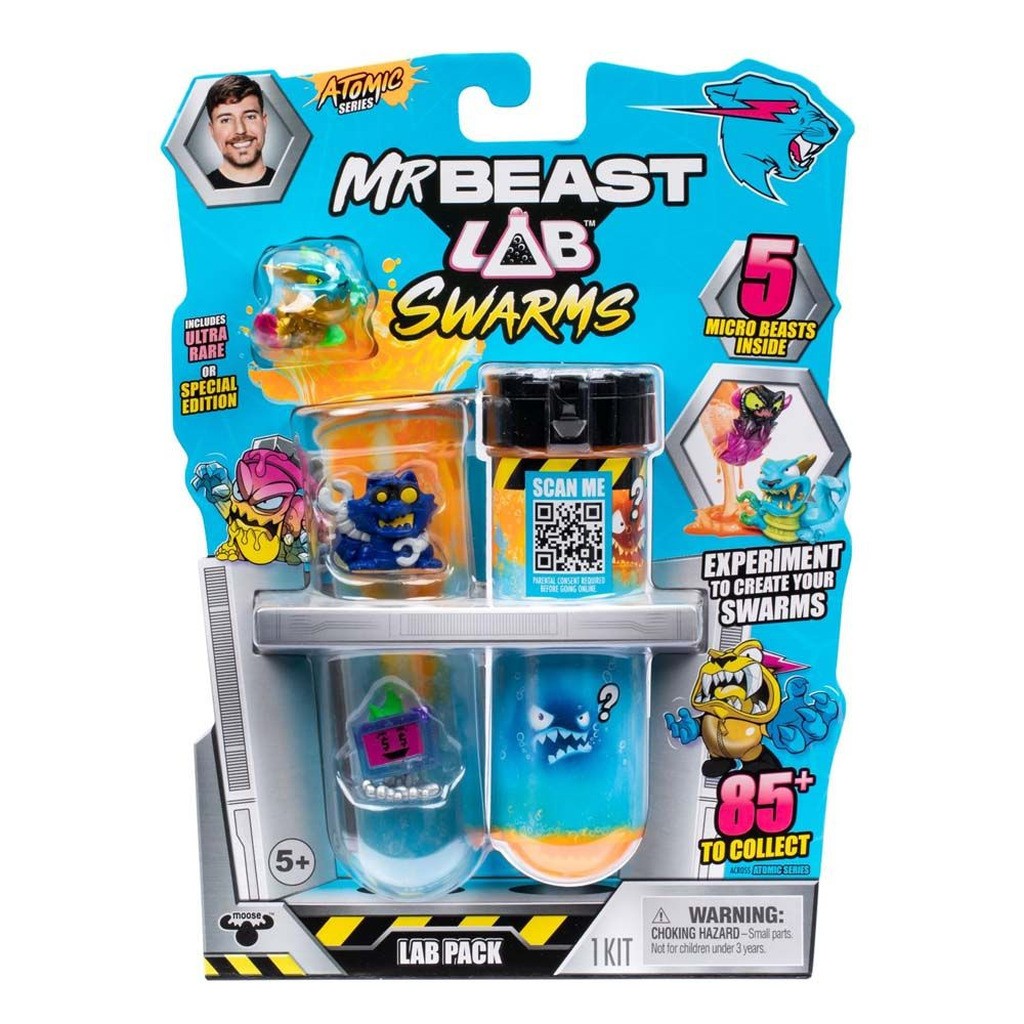 Mr. Beast Lab Swarms figurer 5 stk