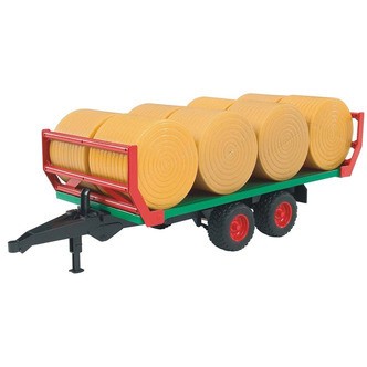 Anhænger med 8 halmballer