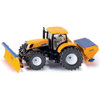 Traktor plov og saltspredder 1:50