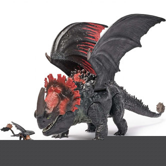 Dragons Movie Red Death Chomping Rampage