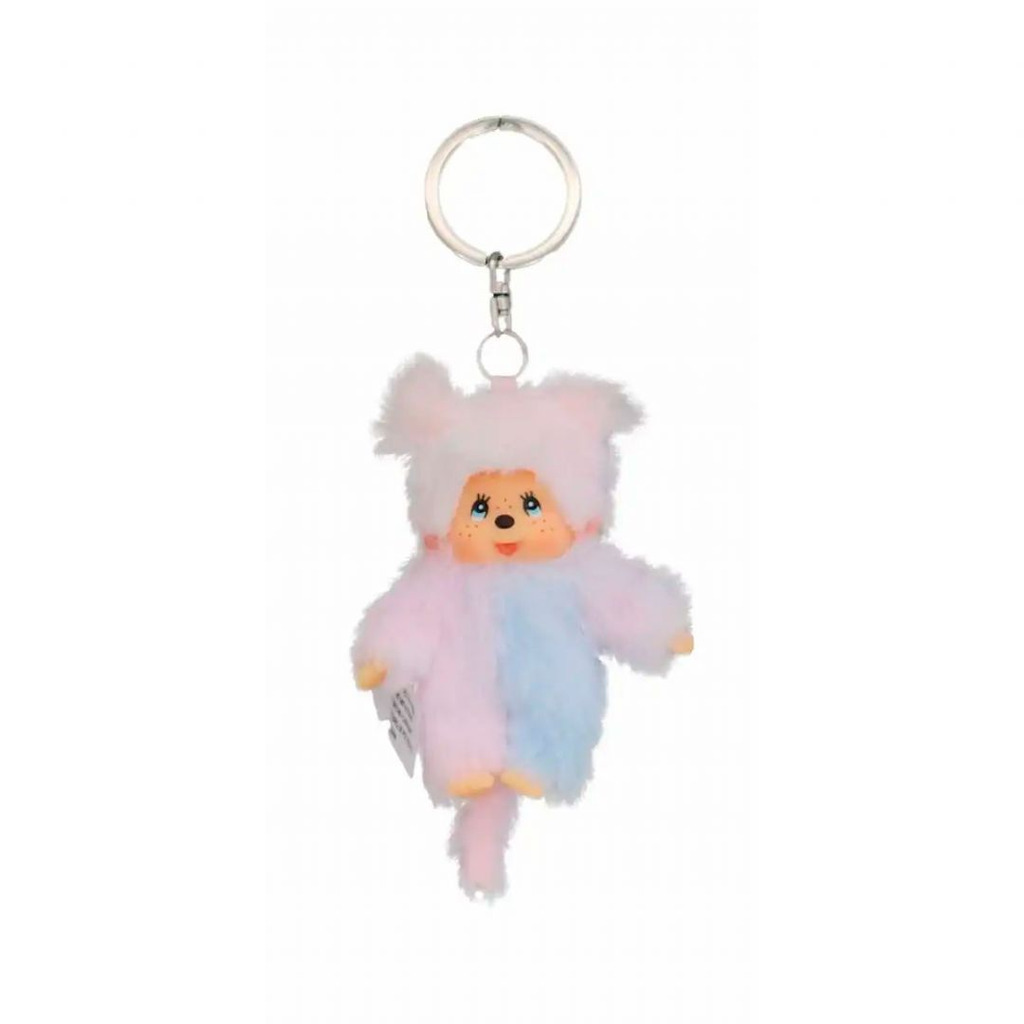 Monchhichi - Tie & Dye Nøglering 10 cm