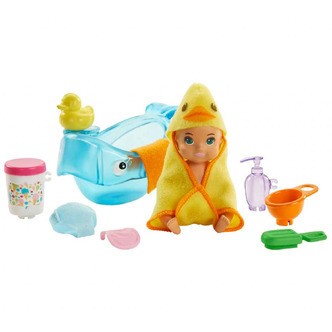 Barbie Babysitters Baby Badetid Playset