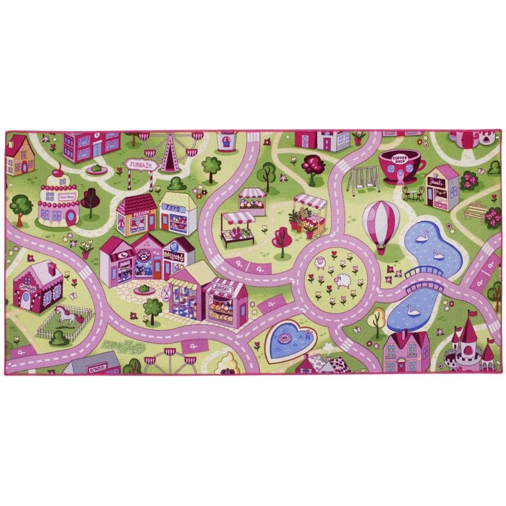 Gulvtæppe, Legetæppe by 95 x 200