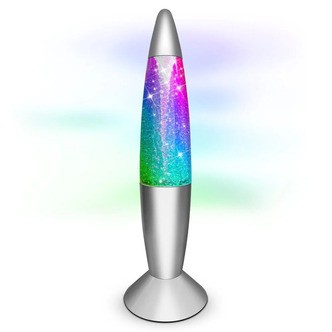 Tornado Glitter Lampe Multifarvet 36cm