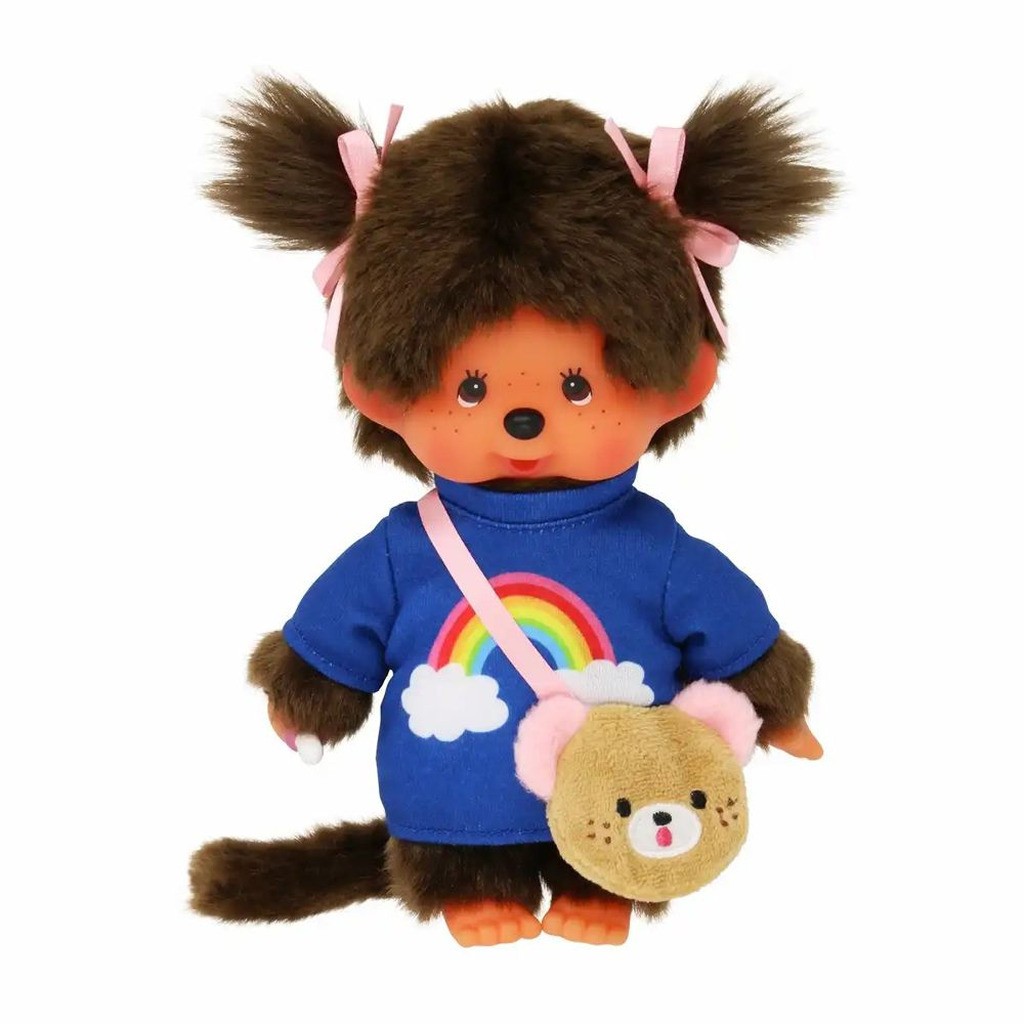 Monchhichi Kawai pige m. bjørnetaske, 20