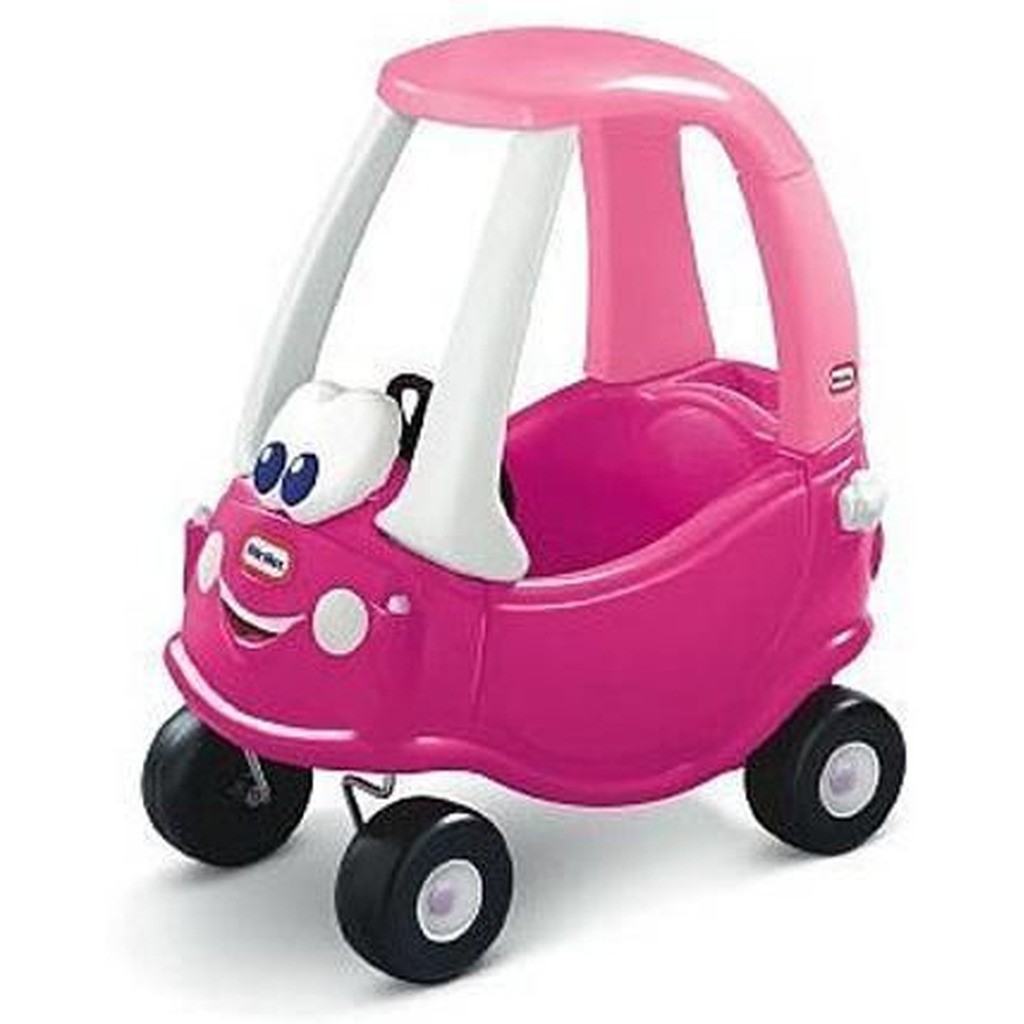 Lyserød Coupe Gåbil