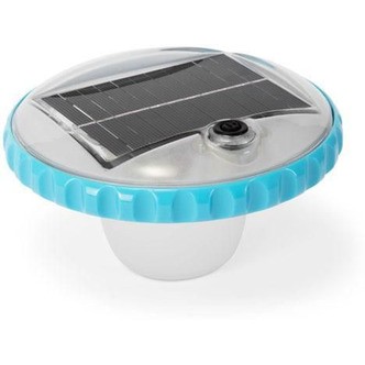LED lampe, flydende med solcelle