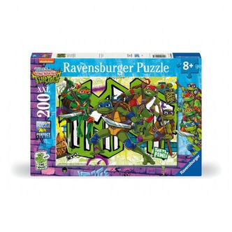 Ninja Turtles Puslespil XXL 200 Brikker