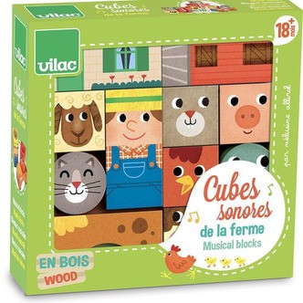 Træklodser m. lyd - Bondegård