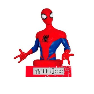 Spiderman 3D Lampe med Alarm