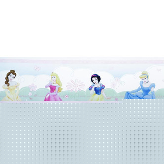 Disney princess Blomster tapetborter 15,