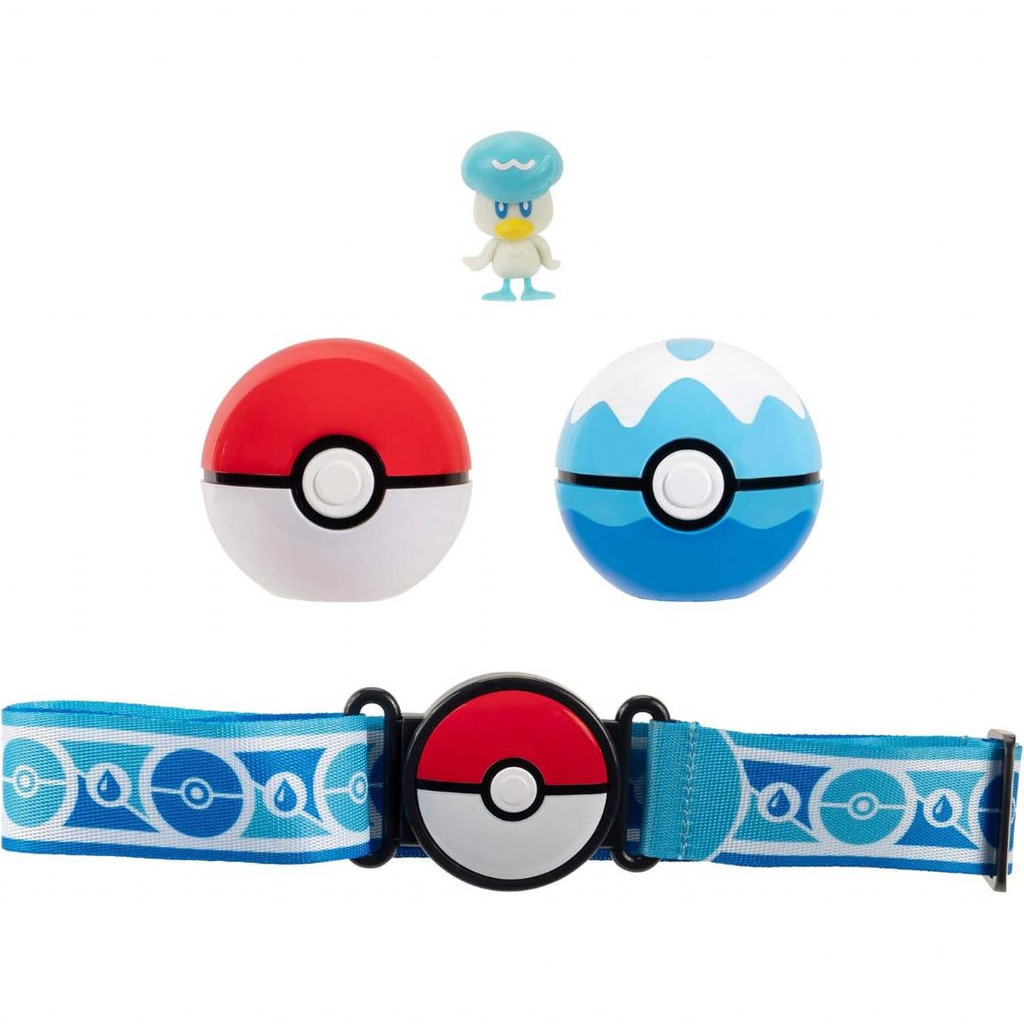 Pokemon Træner Bælte m/bolde og figur
