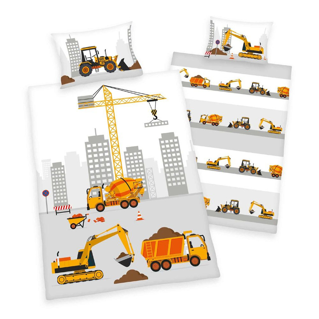 Byggeplads Sengetøj 100x135cm