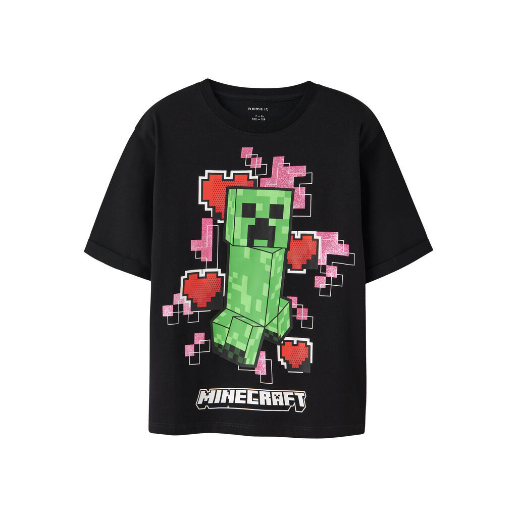 NAME IT Minecraft T-shirt Jyra Black