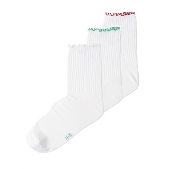 NAME IT 3-Pak Strømper Dina Bright White