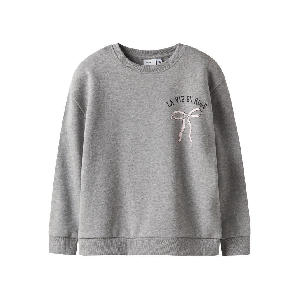NAME IT Sweatshirt Rastin Grey Melange
