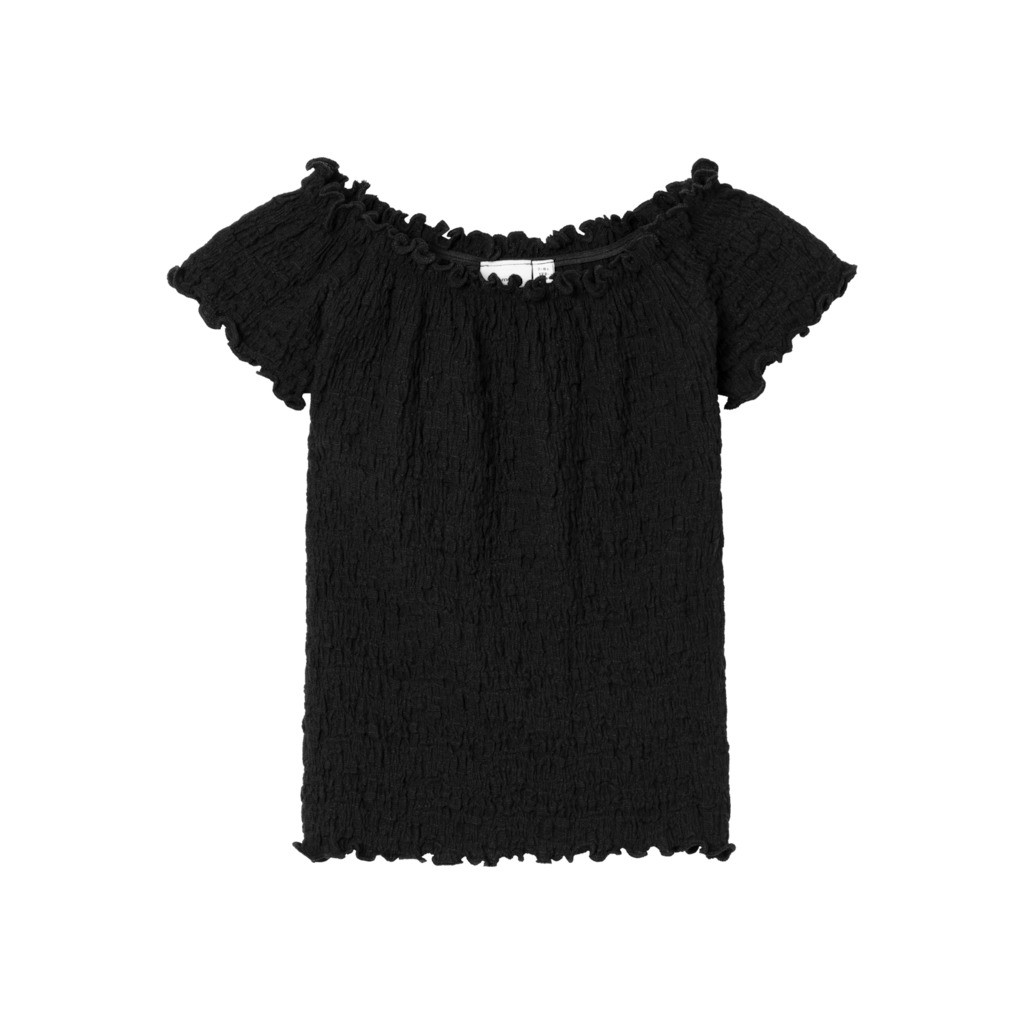 NAME IT Kortærmet Bluse Halisse Black