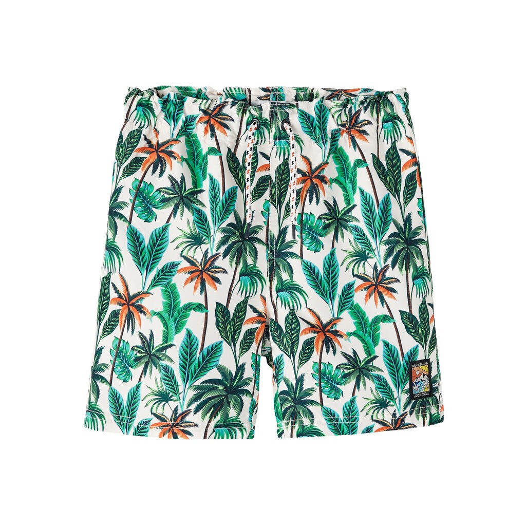 NAME IT Badeshorts Pzocca Buttercream Tropical
