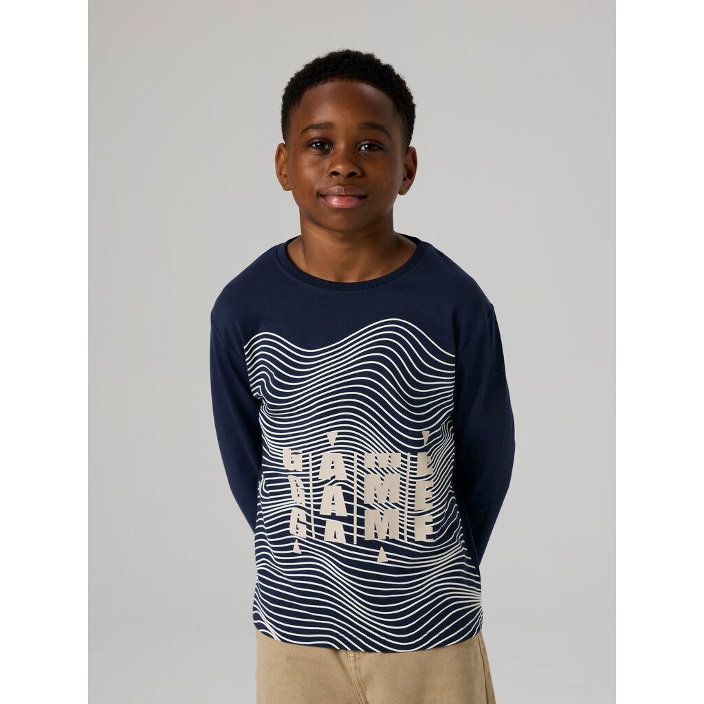 NAME IT Bluse Valliant Navy Blazer Game