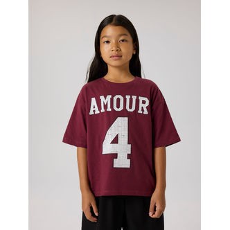 NAME IT T-shirt Sangy Burgundy