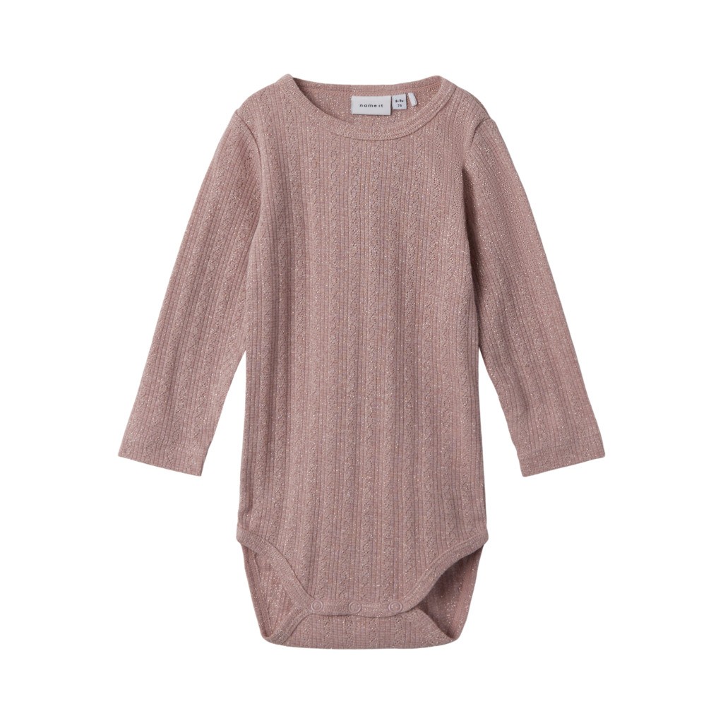 NAME IT Langærmet Body Ohusa Deauville Mauve
