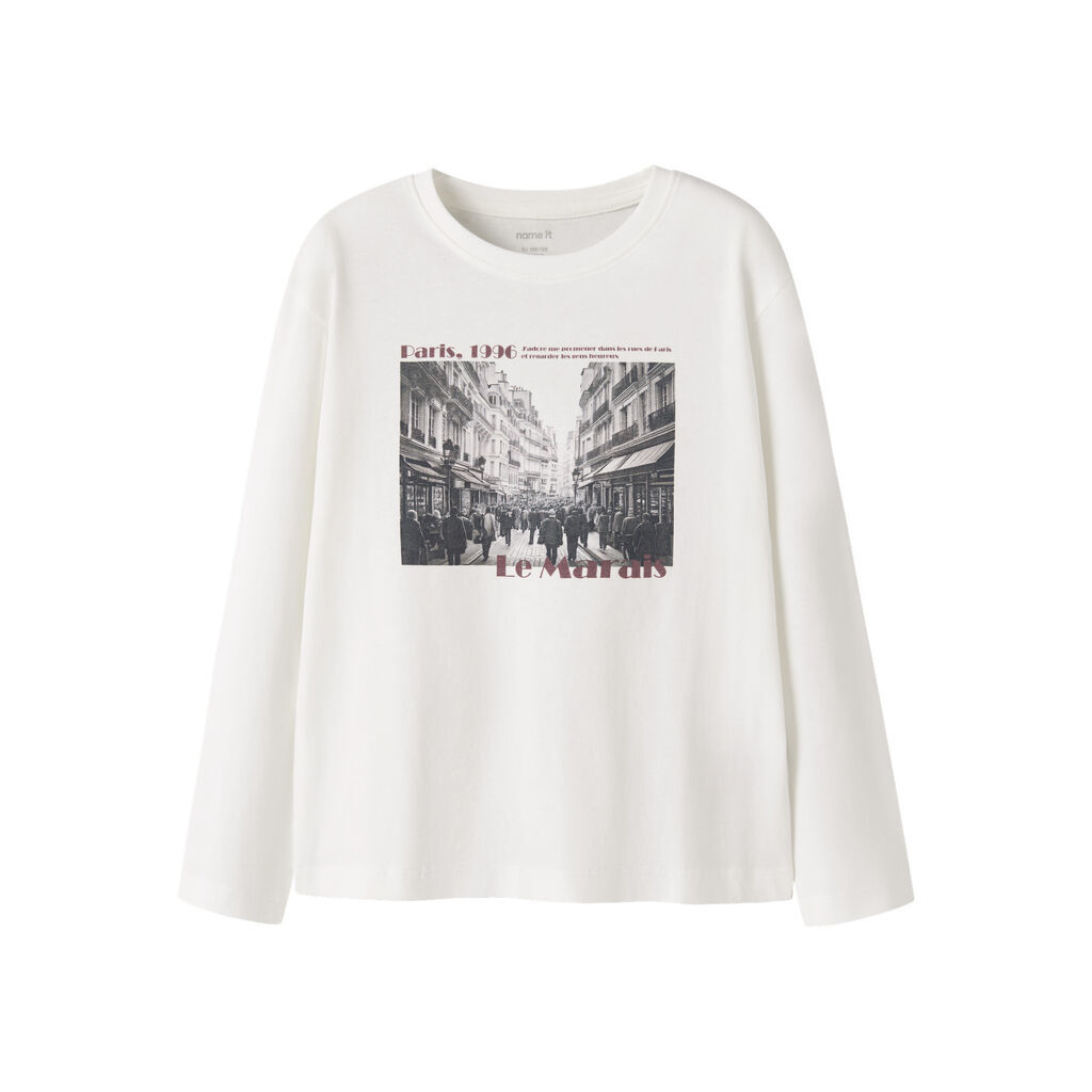 NAME IT Bluse Votea Cloud Dancer Le Marais