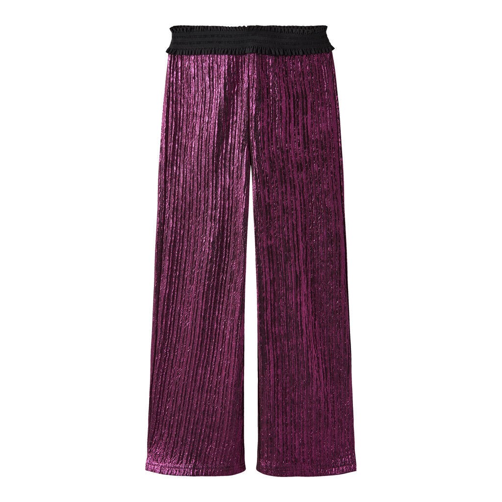 NAME IT Wide Glimmer Bukser Reneing Fandango Pink