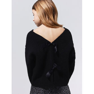 NAME IT Glimmer Striktrøje Simra Black