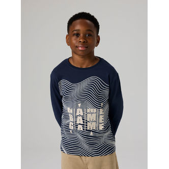 NAME IT Bluse Valliant Navy Blazer Game