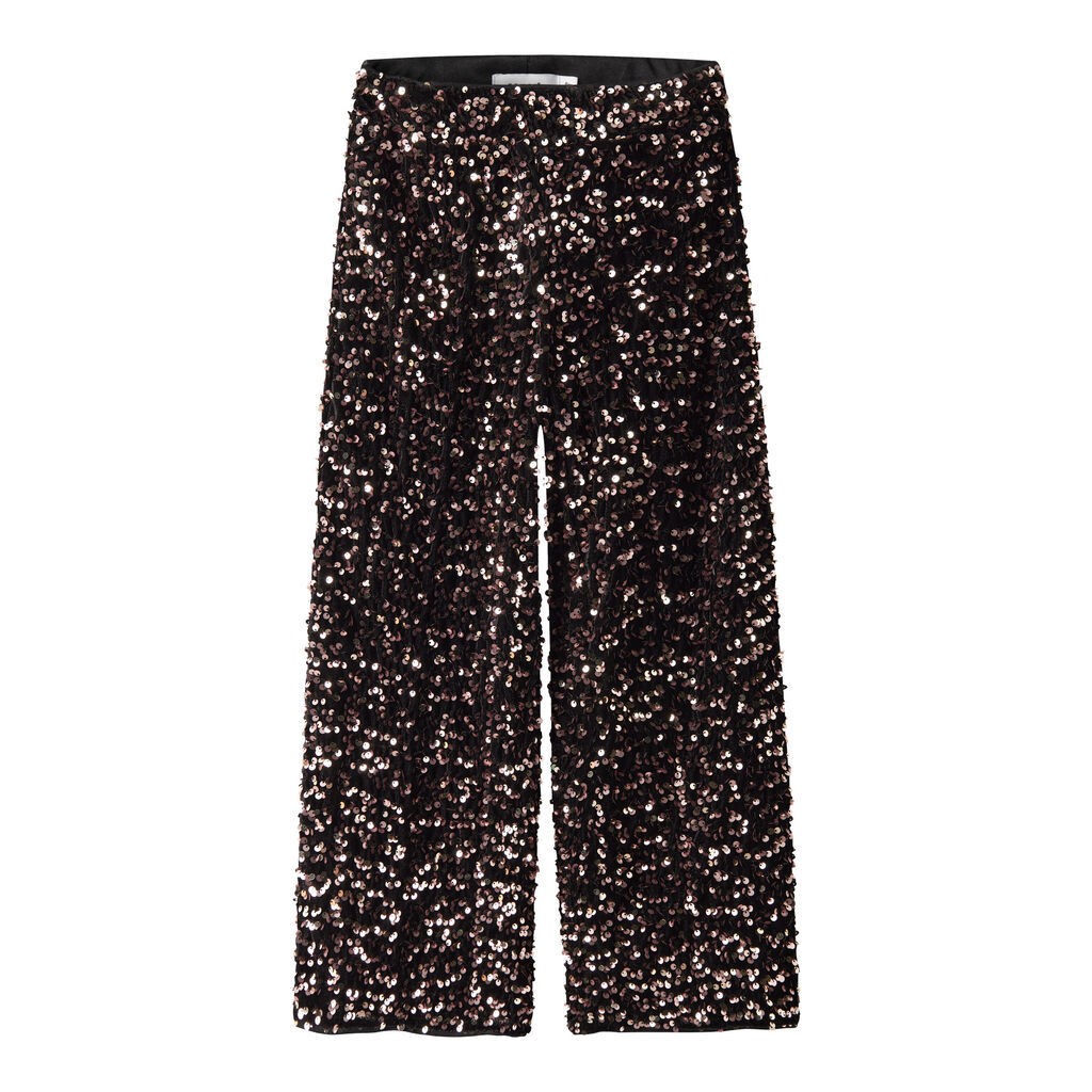 NAME IT Paillet Wide Bukser Runica Copper Black