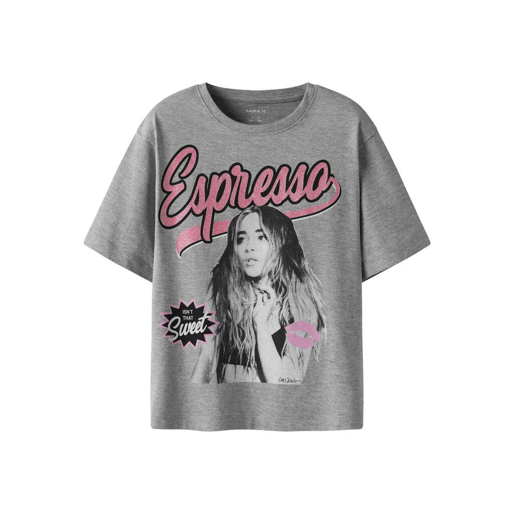 NAME IT T-shirt Odassa Icons Grey Melange