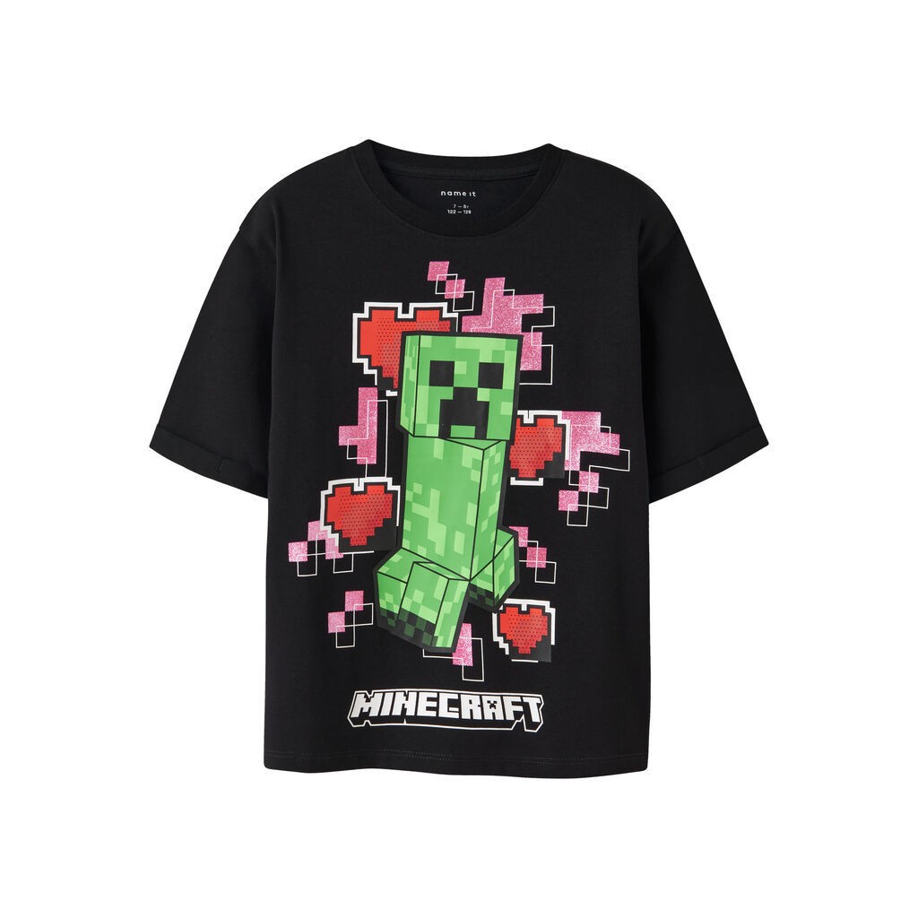 NAME IT Minecraft T-shirt Jyra Black