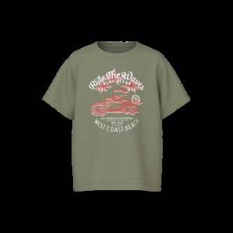 NAME IT Løs T-Shirt Vagno Oil Green