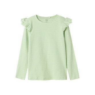 NAME IT Langærmet Bluse Tesilla Arcadian Green Jet Stream