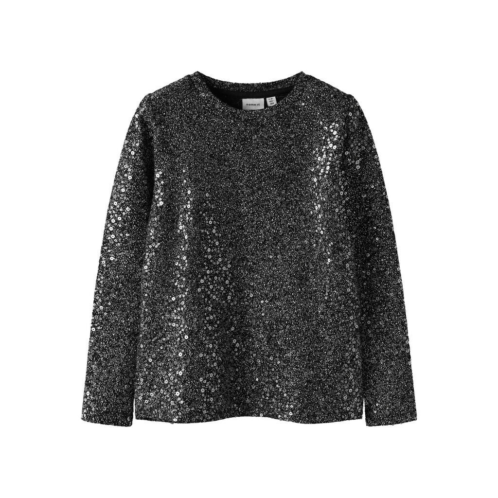 NAME IT Paillet Bluse Sura Black
