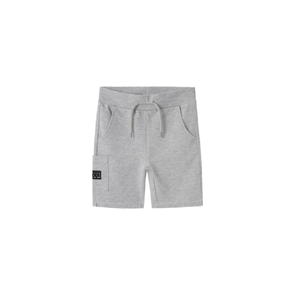 NAME IT Lange Sweat Shorts Vivasse Grey Melange