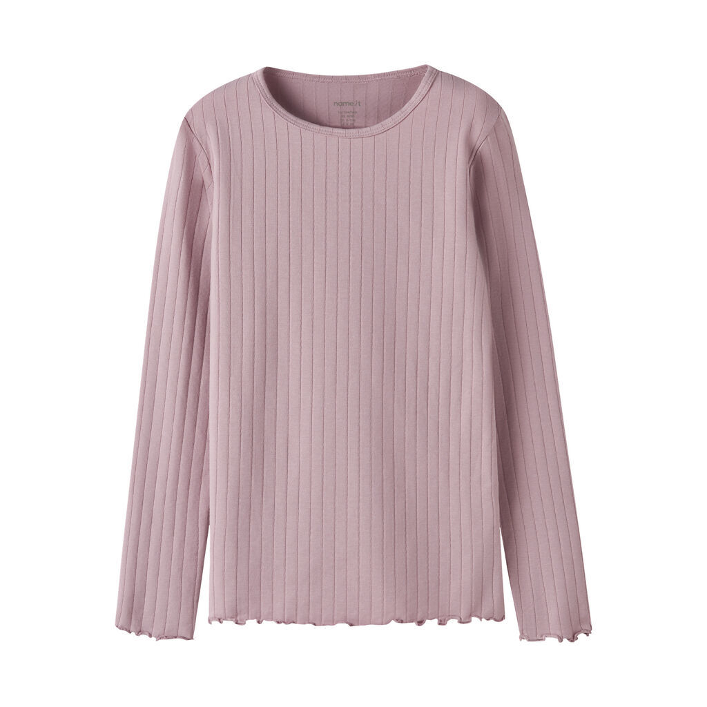 NAME IT Langærmet Bluse Vibse Keepsake Lilac