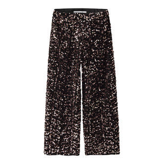 NAME IT Paillet Wide Bukser Runica Copper Black