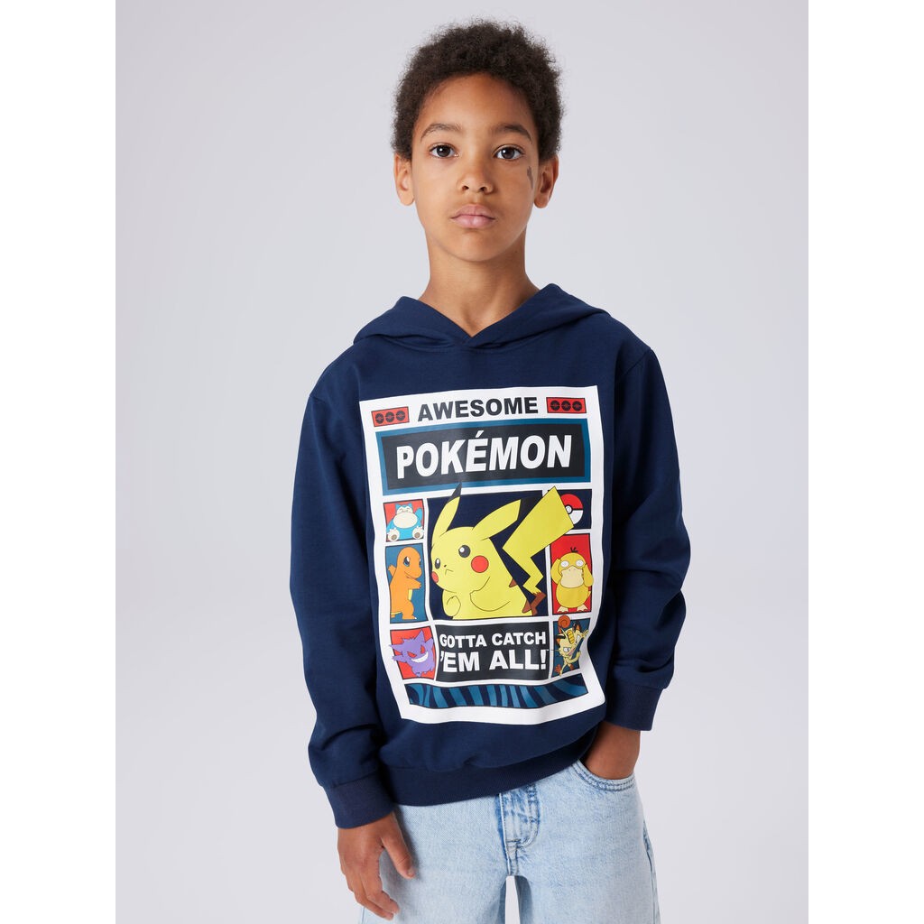 NAME IT Pokemon Sweatshirt Du Navy Blazer