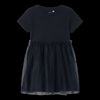 NAME IT Kortærmet Kjole Harana Dark Sapphire