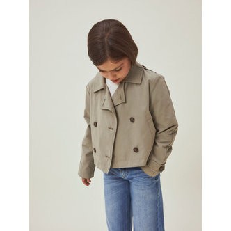 NAME IT Trench Coat Madelin Shadow