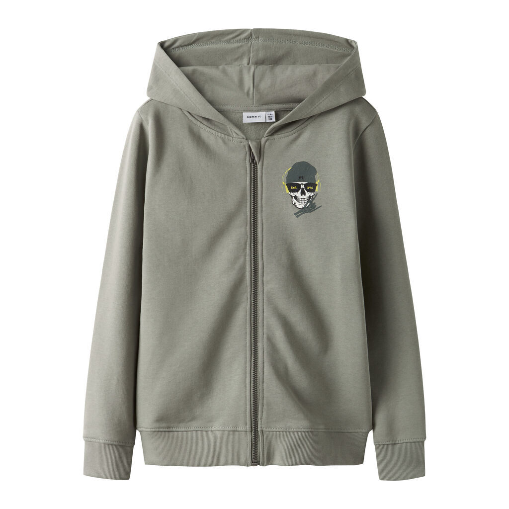 NAME IT Sweat Cardigan Teddy Shadow