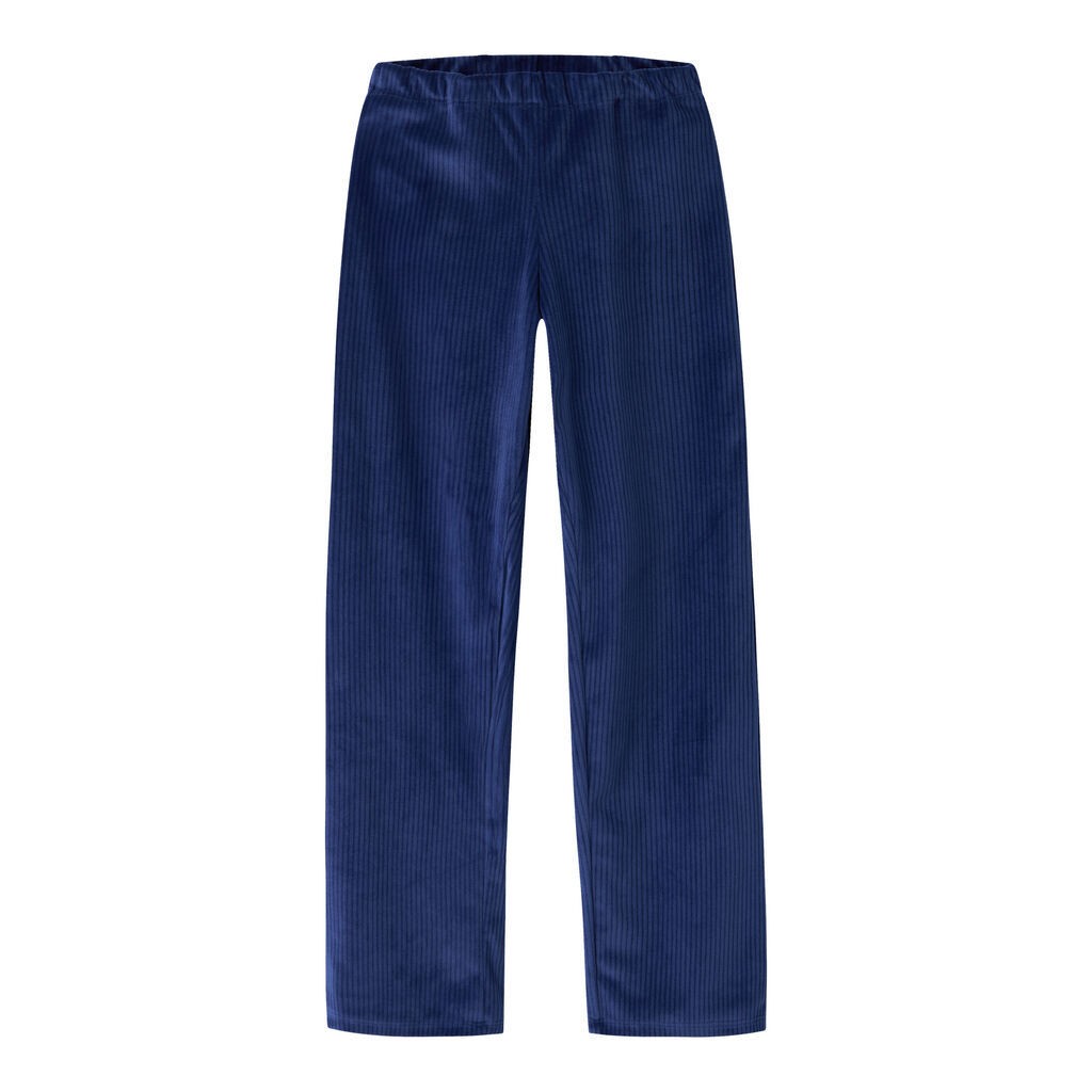 NAME IT Velour Bukser Veloa Beacon Blue