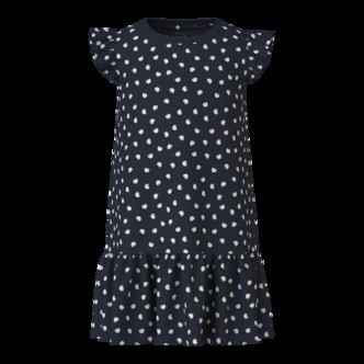 NAME IT Kortærmet Kjole Vida Dark Sapphire Seashells