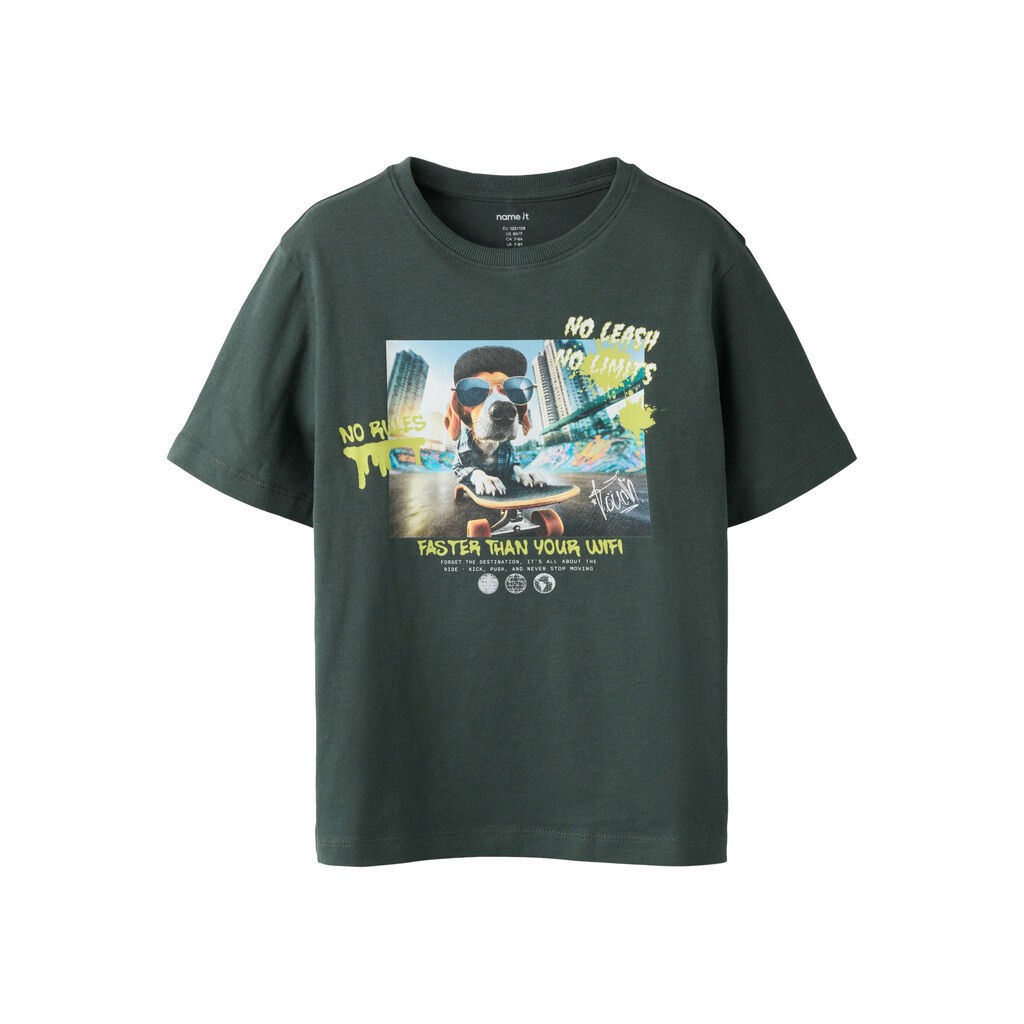 NAME IT T-shirt Voto Urban Chic Skatter Dog
